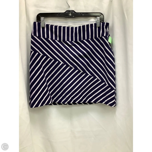 Skort By Crown And Ivy In Striped Pattern, Size: 10