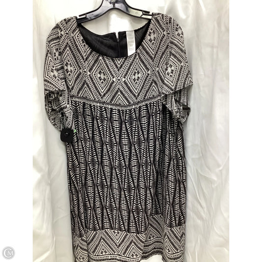 Dress Casual Midi By Clothes Mentor In Multi-colored, Size: 1x