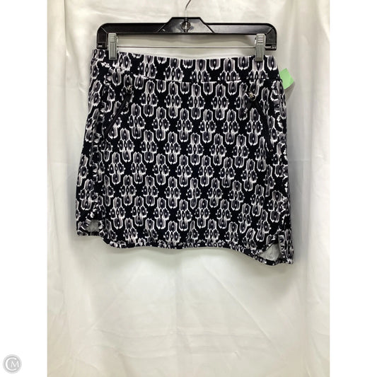 Skort By Jones New York In Black & White, Size: L
