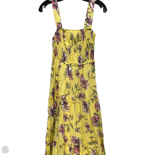Dress Casual Maxi By Sharagano In Floral Print, Size: S