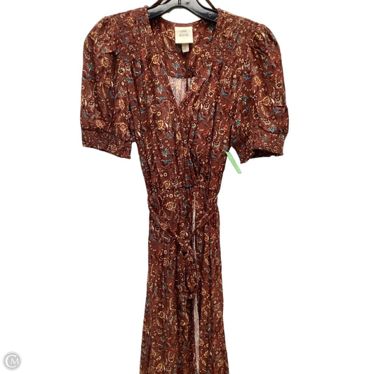 Dress Casual Maxi By Knox Rose In Floral Print, Size: S