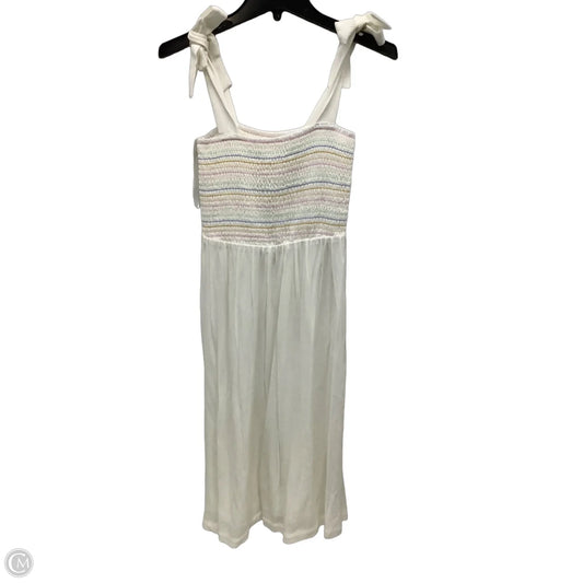 Dress Casual Midi By Lc Lauren Conrad In White, Size: S
