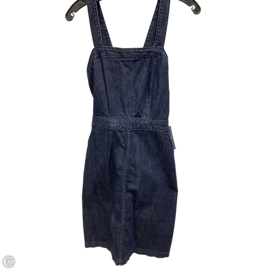 Dress Casual Midi By Universal Thread In Blue Denim, Size: 4