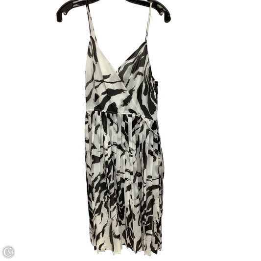 Dress Casual Midi By Nine West In Black & White, Size: 4