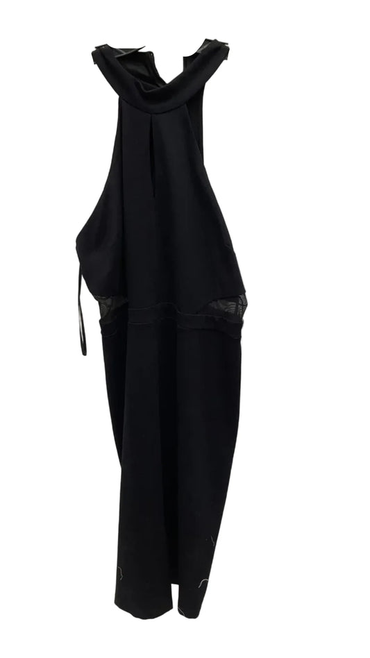 Dress Casual Midi By Clothes Mentor In Black, Size: 14