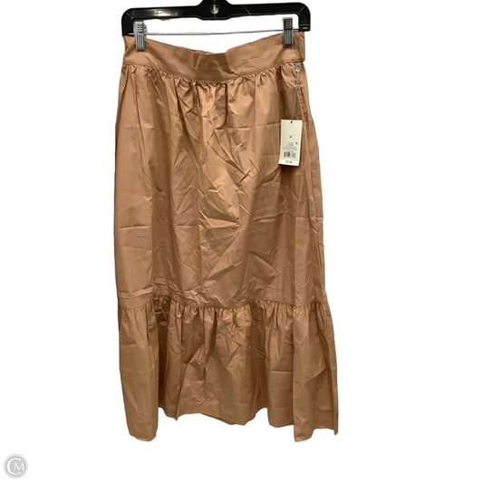 Skirt Maxi By A New Day In Tan, Size: M