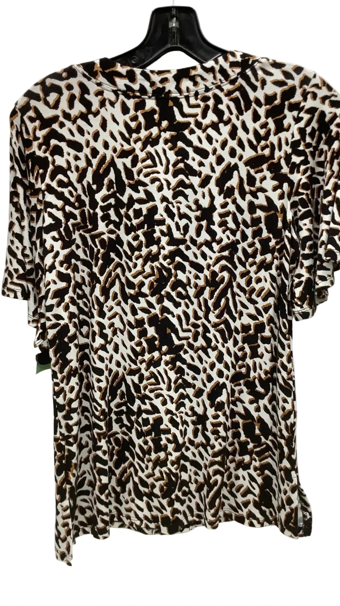 Top Short Sleeve By Clothes Mentor In Animal Print, Size: XS