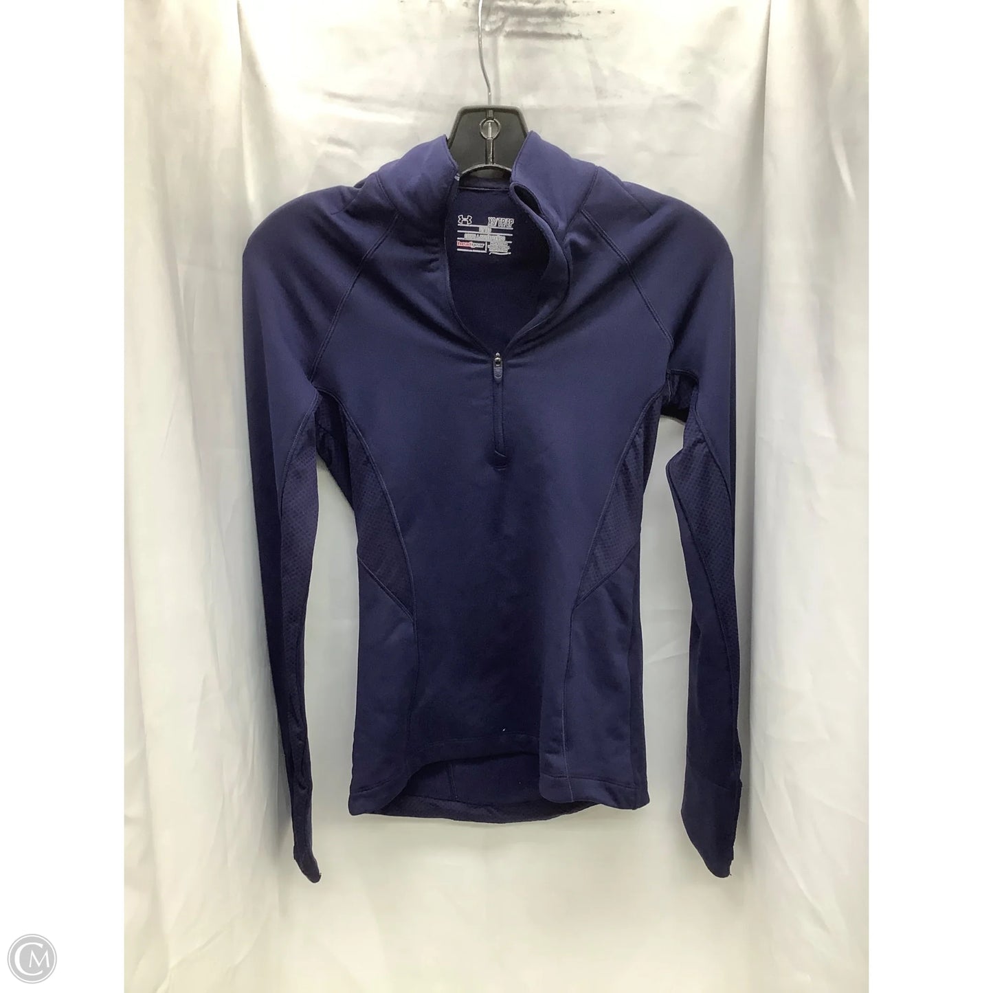 Athletic Jacket By Under Armour In Blue, Size: Xs