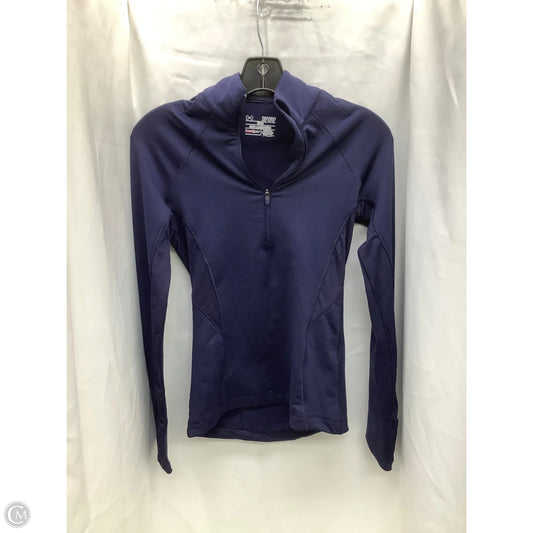 Athletic Jacket By Under Armour In Blue, Size: Xs
