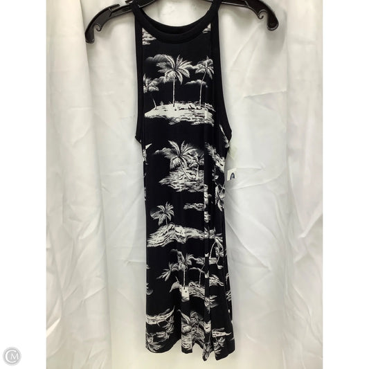 Dress Casual Midi By Old Navy In Black & White, Size: Xs
