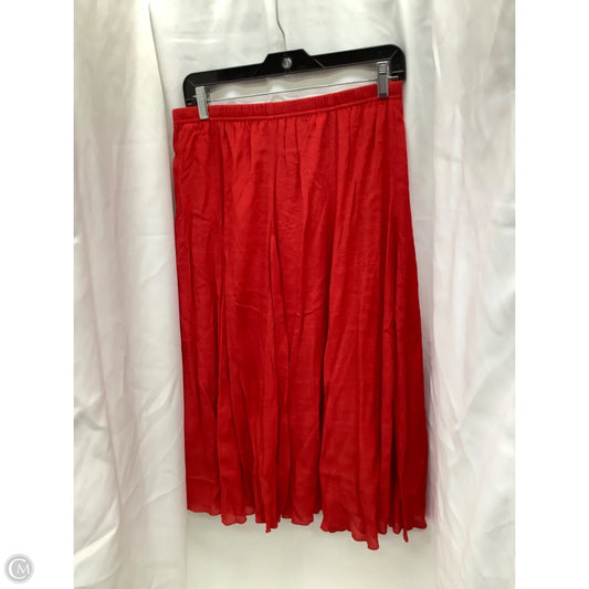 Skirt Maxi By Westport In Red, Size: M
