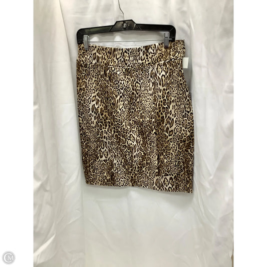 Skirt Midi By New York And Co In Animal Print, Size: 4