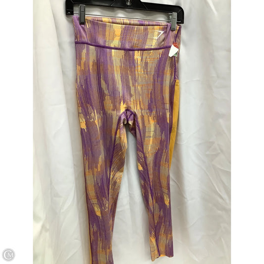 Pants Leggings By Gym Shark In Striped Pattern, Size: M