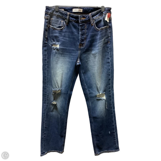 Jeans Skinny By Vigoss In Blue Denim, Size: 6