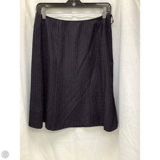 Skirt Midi By Calvin Klein In Striped Pattern, Size: 8