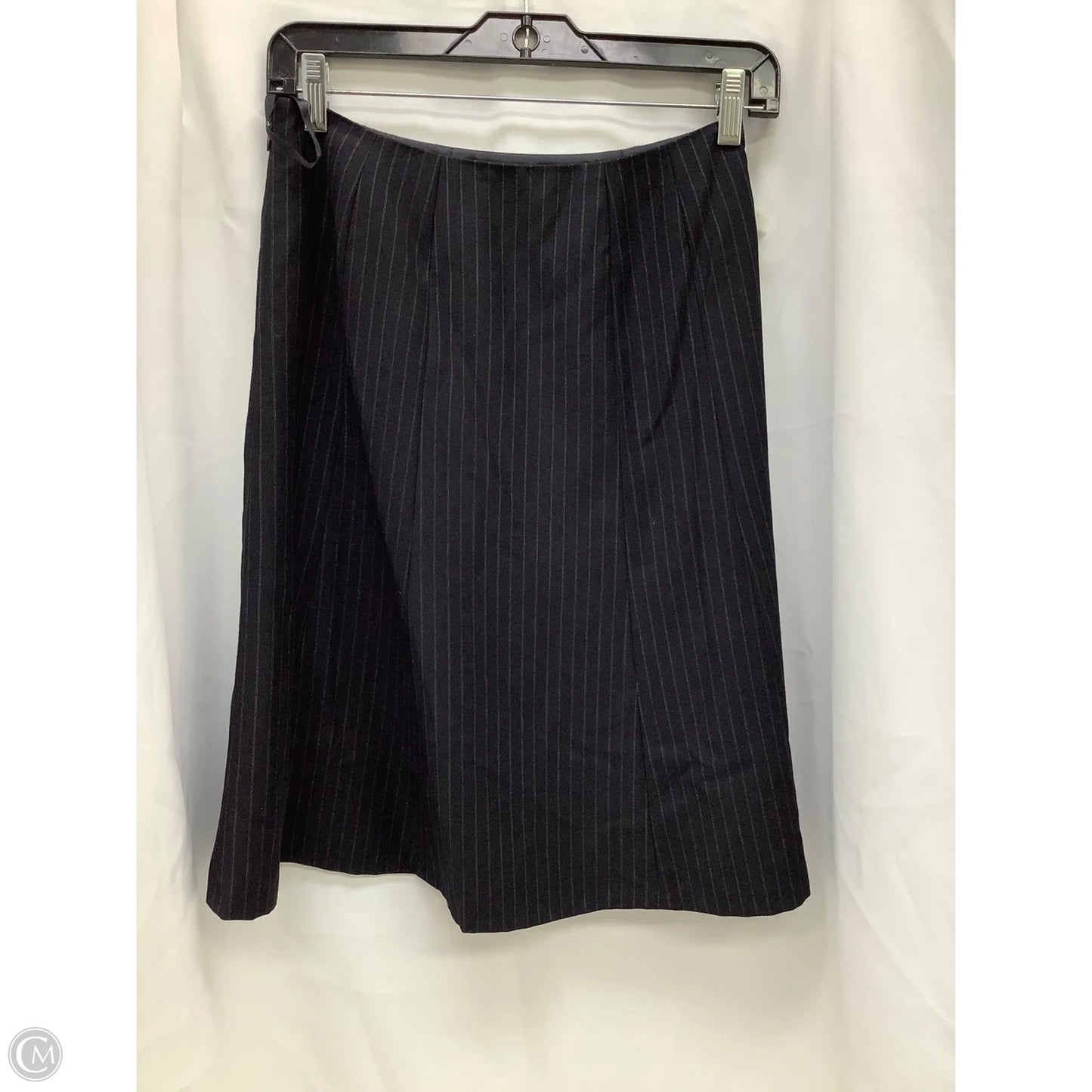 Skirt Midi By Calvin Klein In Striped Pattern, Size: 8