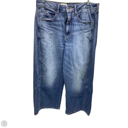 Jeans Wide Leg By Pilcro In Blue Denim, Size: 8