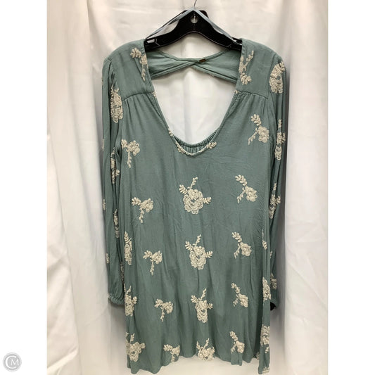 Dress Casual Midi By Free People In Green, Size: Xl