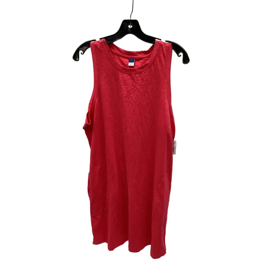 Dress Casual Midi By Old Navy In Pink, Size: L