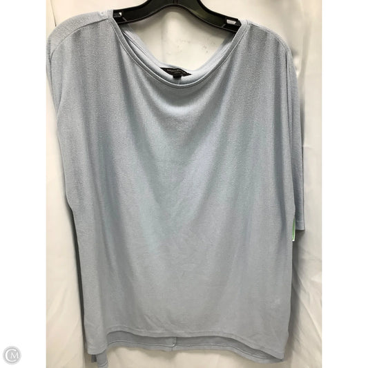 Top Short Sleeve By Banana Republic In Blue, Size: L