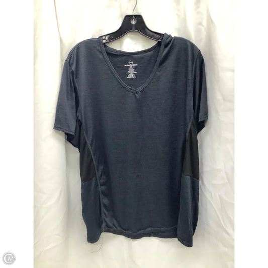 Top Short Sleeve By Clothes Mentor In Black, Size: 2x