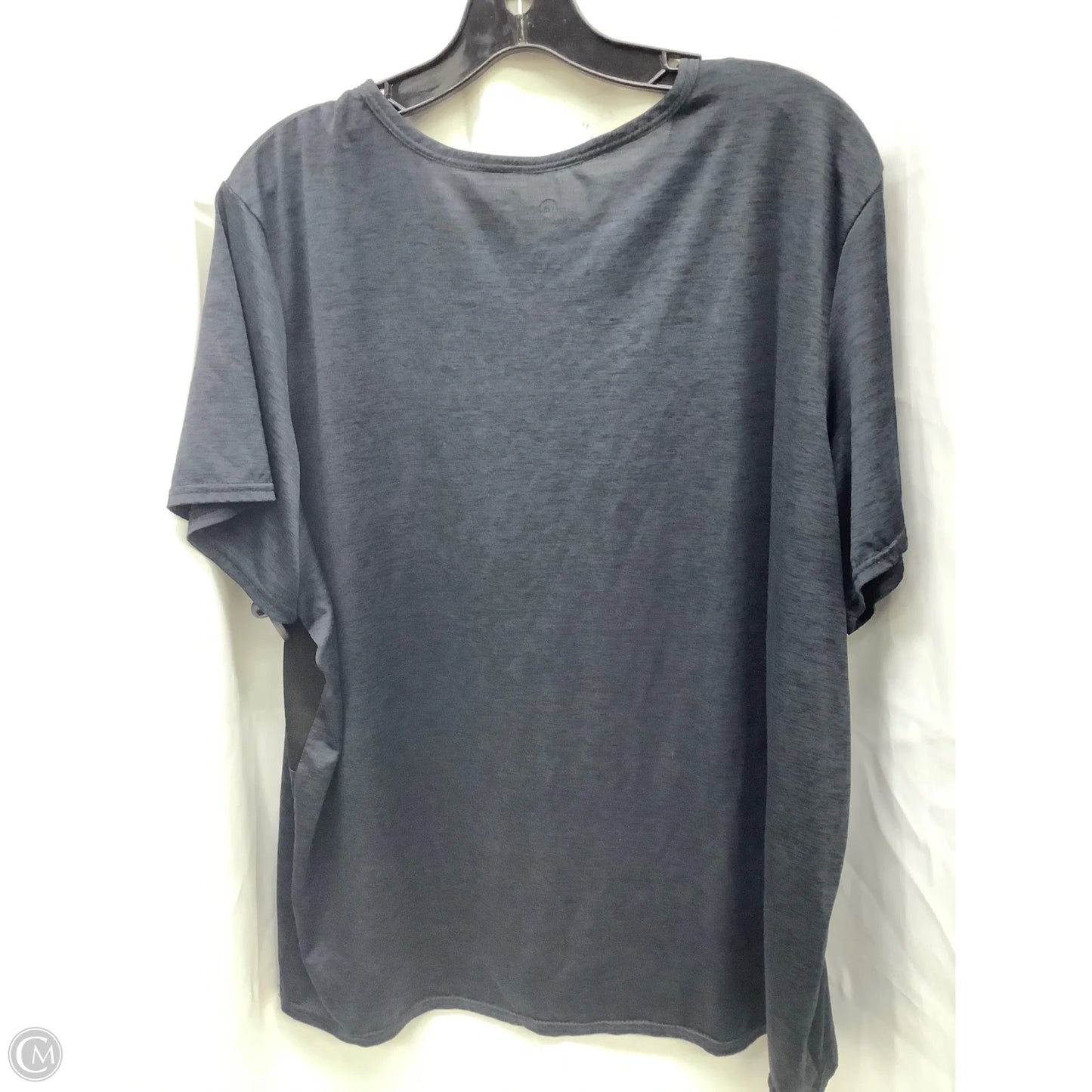Top Short Sleeve By Clothes Mentor In Black, Size: 2x
