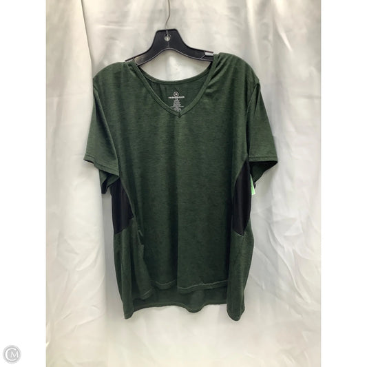 Top Short Sleeve By Clothes Mentor In Green, Size: 2x