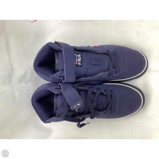 Shoes Flats By Fila In Navy, Size: 6