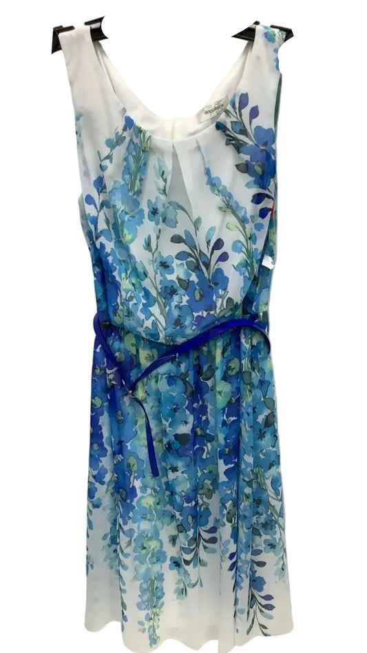 Dress Casual Midi By Dressbarn In Multi-colored, Size: 6