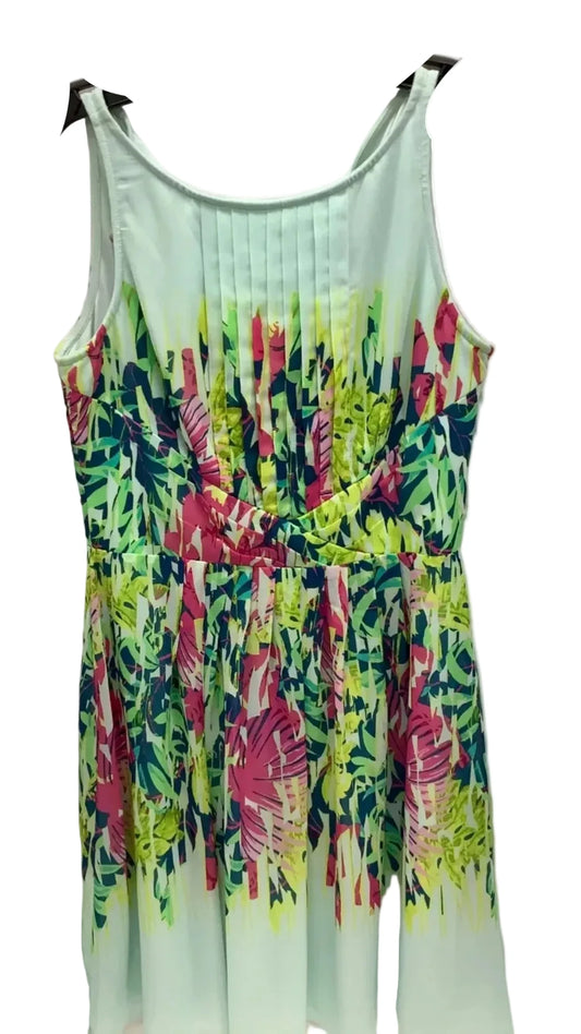 Dress Casual Midi By Dressbarn In Multi-colored, Size: 6
