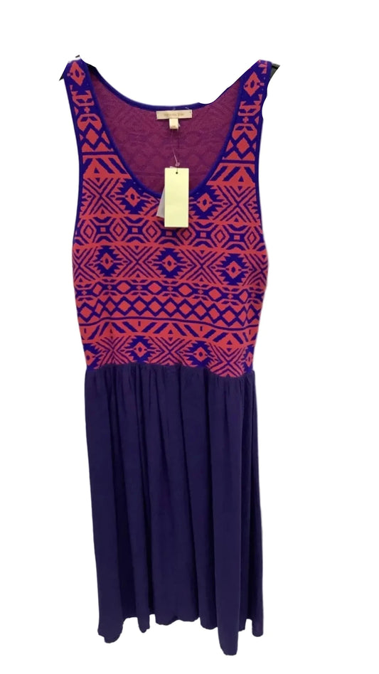 Dress Casual Midi By Skies Are Blue In Bronze, Size: M