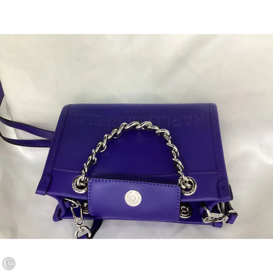 Crossbody Designer By Karl Lagerfeld, Size: Small