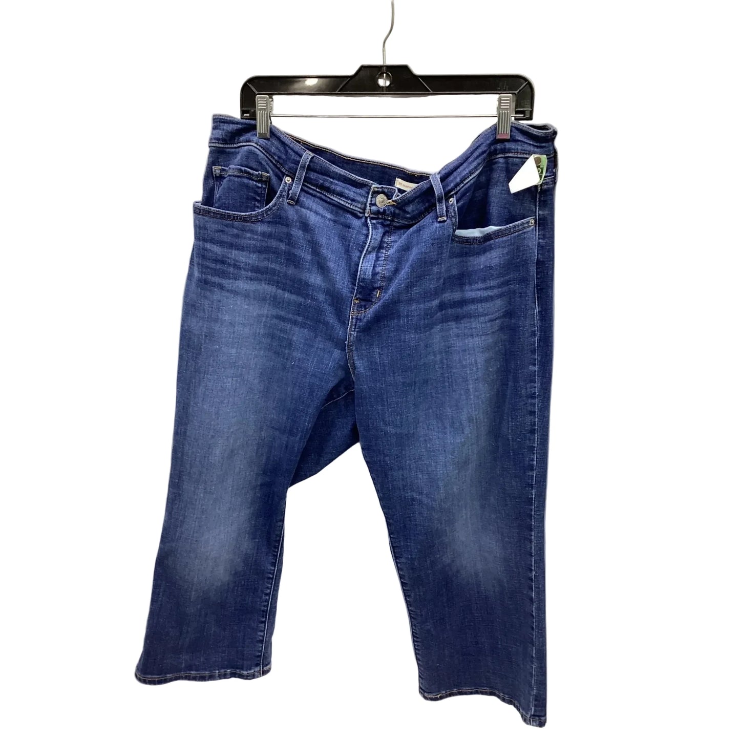 Capris By Levis In Blue Denim, Size: 18
