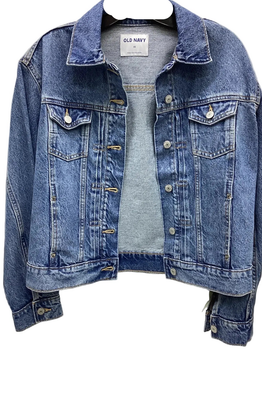 Jacket Denim By Old Navy In Blue Denim, Size: Xs