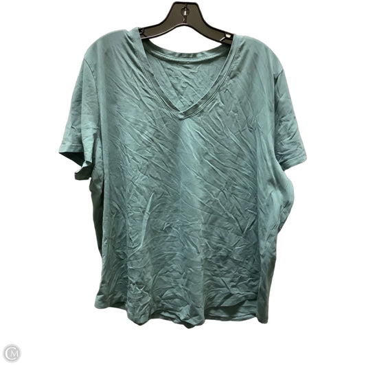 Top Short Sleeve By Lululemon In Green, Size: 2x