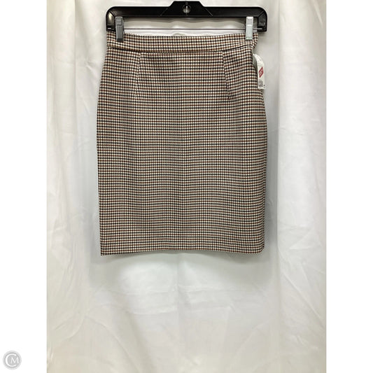 Skirt Midi By H&m In Plaid Pattern, Size: 2