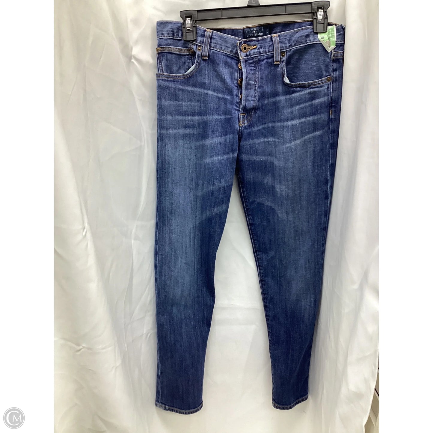 Jeans Skinny By Lucky Brand In Blue Denim, Size: 2