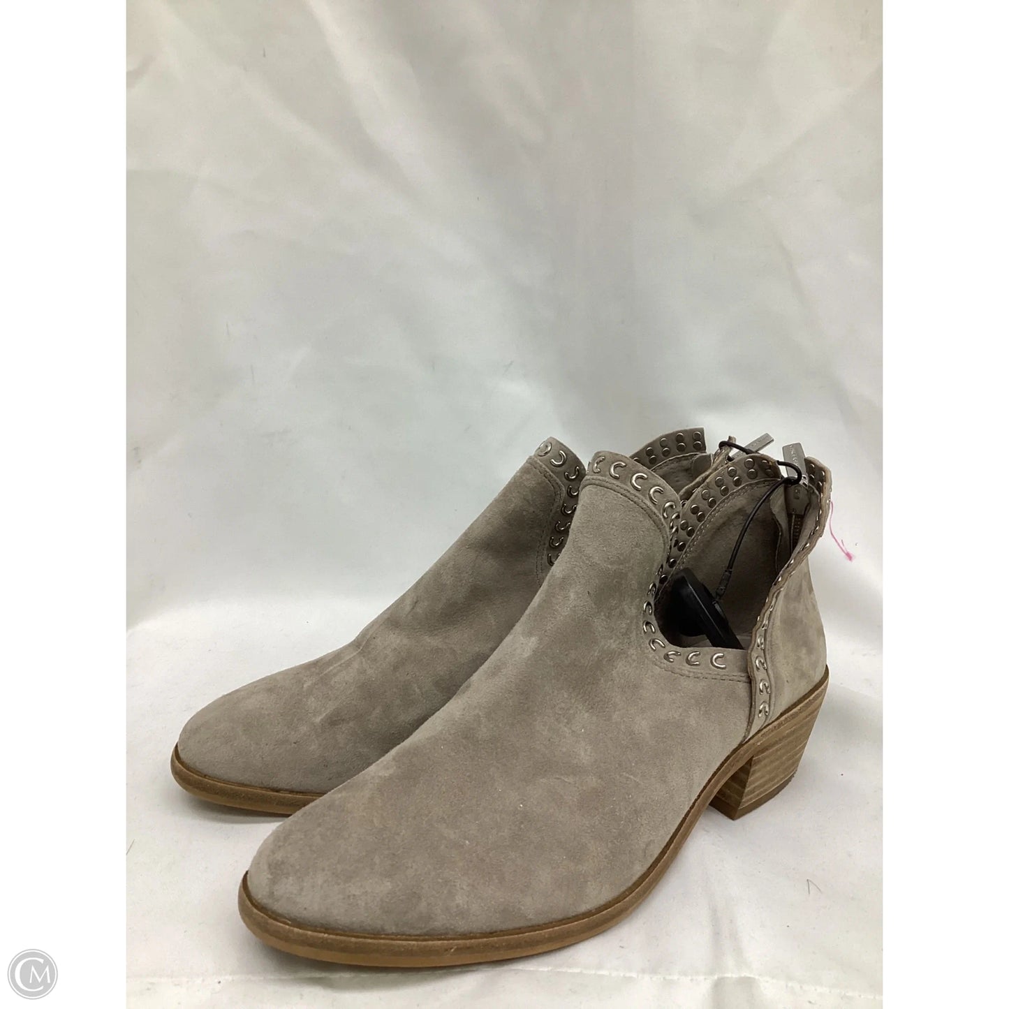 Boots Ankle Heels By Vince Camuto In Grey, Size: 6