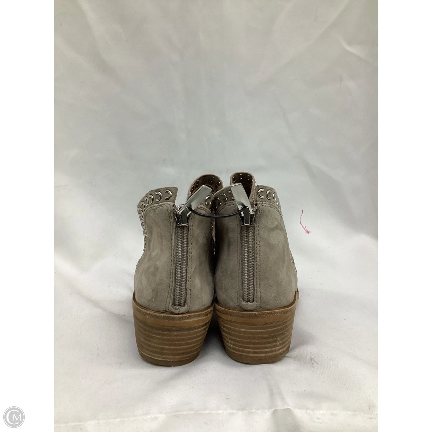 Boots Ankle Heels By Vince Camuto In Grey, Size: 6