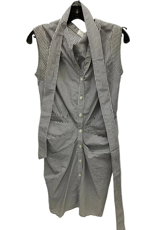 Dress Casual Midi By Gap In Striped Pattern, Size: 4