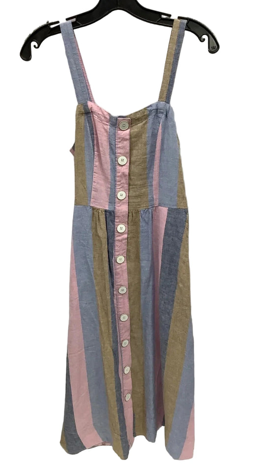 Dress Casual Midi By Cato In Multi-colored, Size: S