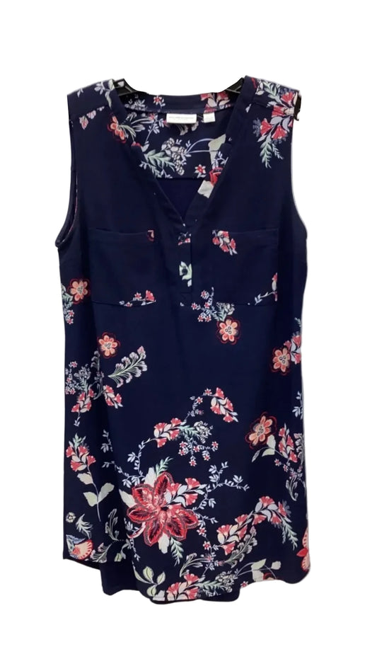 Dress Casual Midi By New York And Co In Floral Print, Size: M