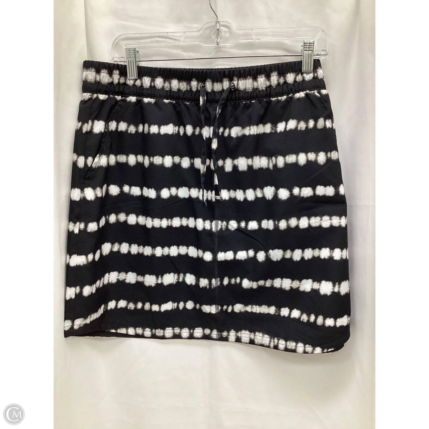 Skort By Talbots In Black & White, Size: L