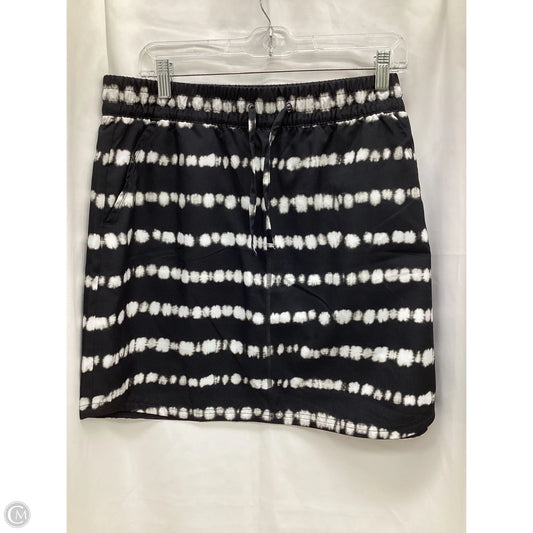 Skort By Talbots In Black & White, Size: L
