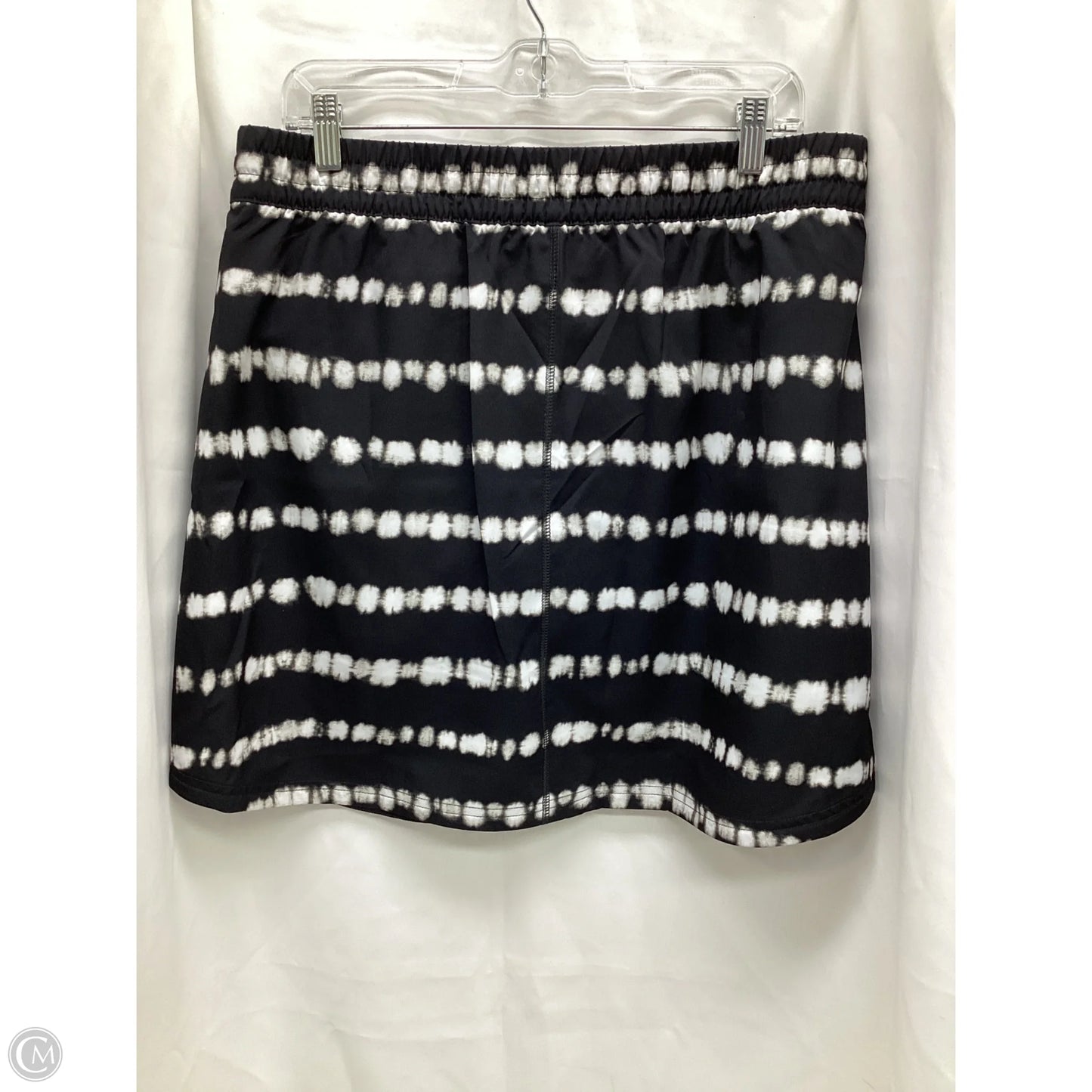 Skort By Talbots In Black & White, Size: L