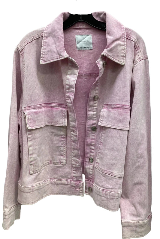 Jacket Other By Celebrity Pink In Pink, Size: L