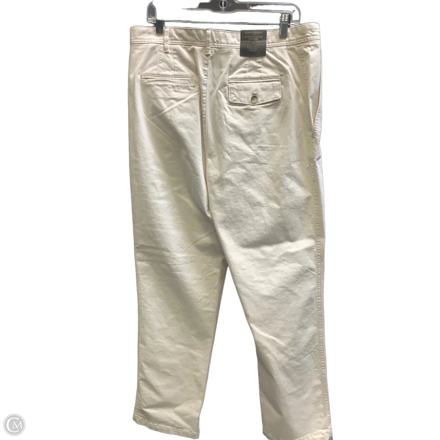 Pants Chinos & Khakis By Banana Republic In Ivory, Size: 14