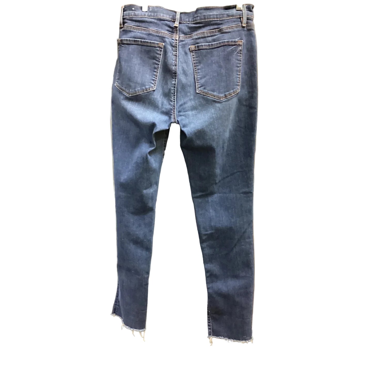Jeans Skinny By Loft In Blue Denim, Size: 12