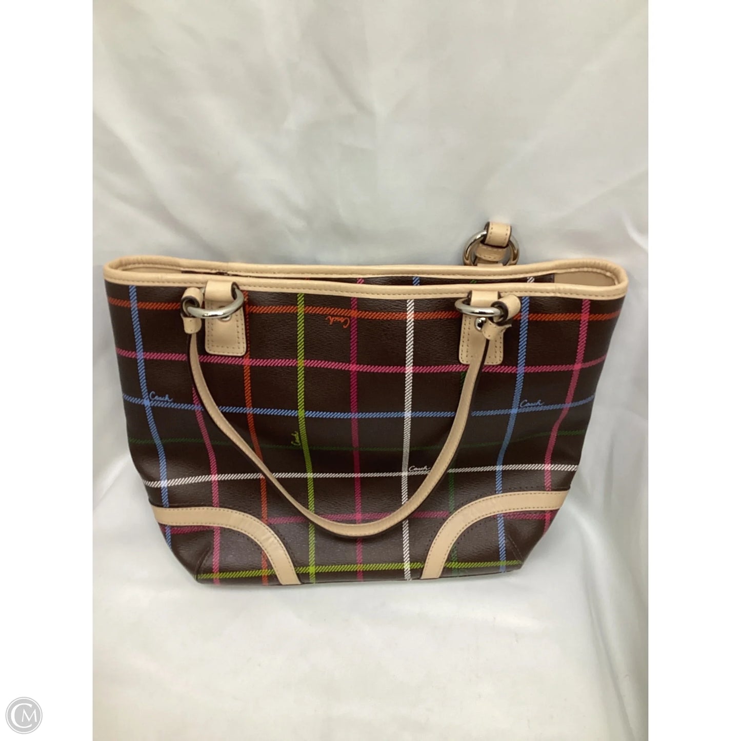 Tote Designer By Coach, Size: Medium