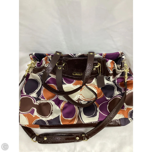 Handbag Designer By Coach, Size: Large